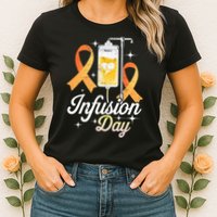 MS I.n.f.u.s.i.o.n Day Multiple Sclerosis Awareness Ribbon Womens T-Shirt