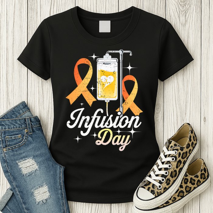 MS I.n.f.u.s.i.o.n Day Multiple Sclerosis Awareness Ribbon Womens T-Shirt