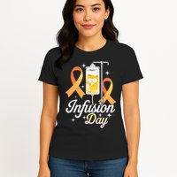 MS I.n.f.u.s.i.o.n Day Multiple Sclerosis Awareness Ribbon Womens T-Shirt