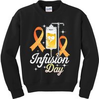 MS I.n.f.u.s.i.o.n Day Multiple Sclerosis Awareness Ribbon Kids Sweatshirt