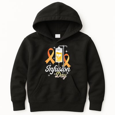 MS I.n.f.u.s.i.o.n Day Multiple Sclerosis Awareness Ribbon Kids Hoodie