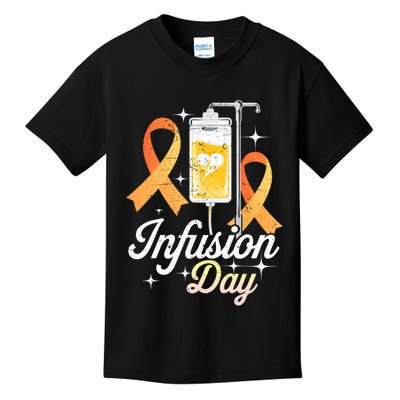 MS I.n.f.u.s.i.o.n Day Multiple Sclerosis Awareness Ribbon Kids T-Shirt