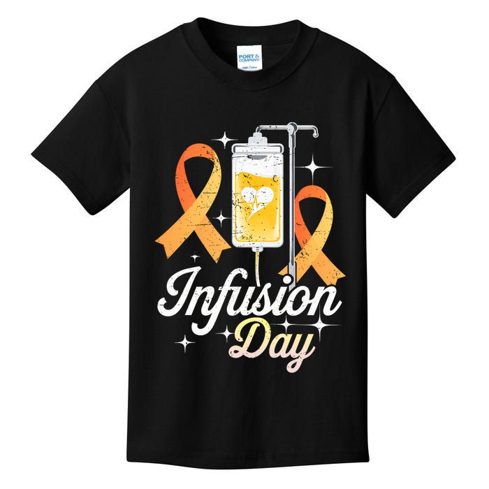 MS I.n.f.u.s.i.o.n Day Multiple Sclerosis Awareness Ribbon Kids T-Shirt