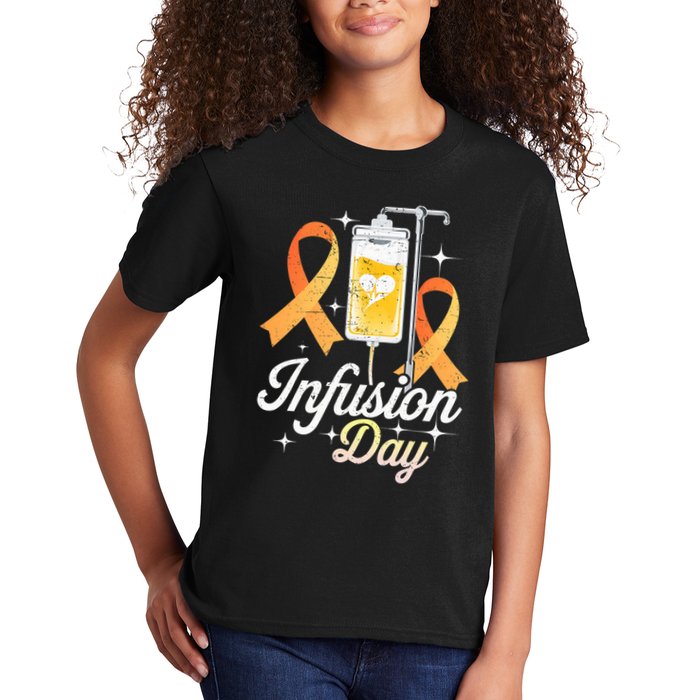 MS I.n.f.u.s.i.o.n Day Multiple Sclerosis Awareness Ribbon Kids T-Shirt