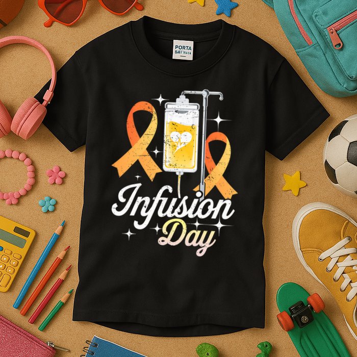 MS I.n.f.u.s.i.o.n Day Multiple Sclerosis Awareness Ribbon Kids T-Shirt