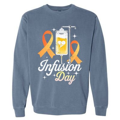 MS I.n.f.u.s.i.o.n Day Multiple Sclerosis Awareness Ribbon Garment-Dyed Sweatshirt