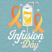 MS I.n.f.u.s.i.o.n Day Multiple Sclerosis Awareness Ribbon Sueded Cloud Jersey T-Shirt