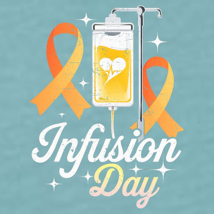 MS I.n.f.u.s.i.o.n Day Multiple Sclerosis Awareness Ribbon Sueded Cloud Jersey T-Shirt