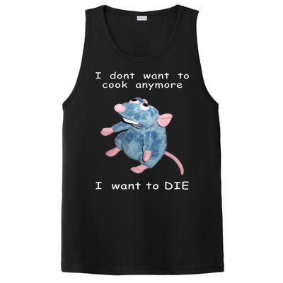 Mouse I Dont Want To Cook Anymore I Want To Die Gifts PosiCharge Competitor Tank