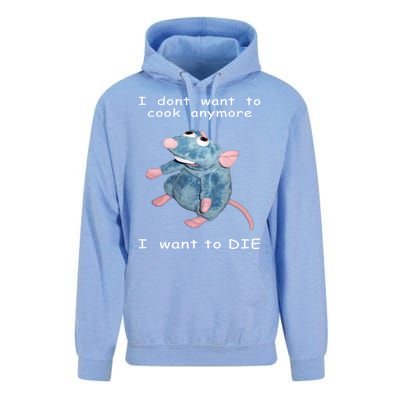 Mouse I Dont Want To Cook Anymore I Want To Die Gifts Unisex Surf Hoodie