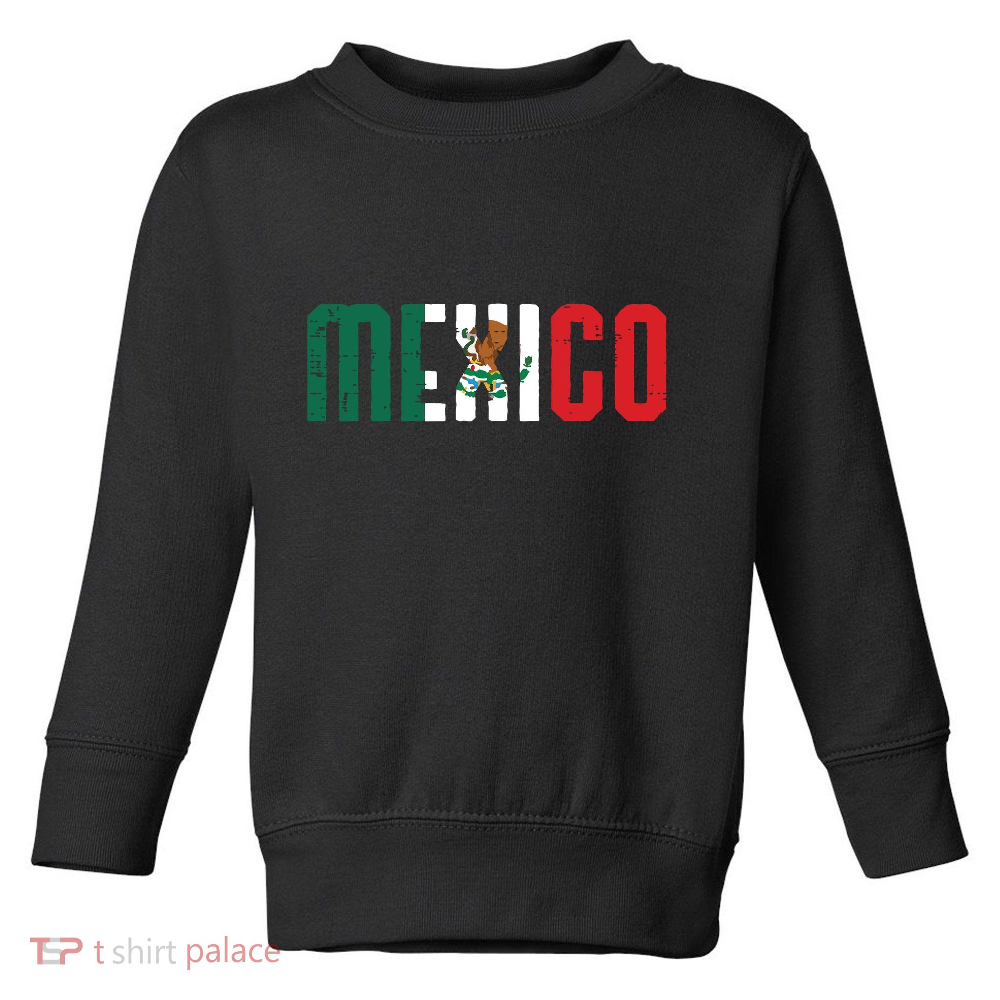 Mexican Independence Day Mexico Pride Vintage Toddler Sweatshirt