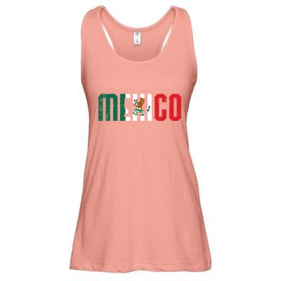 Mexican Independence Day Mexico Pride Vintage Ladies Essential Flowy Tank