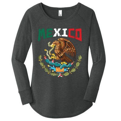 Mexican Independence Day Mexico Women's Perfect Tri Tunic Long Sleeve Shirt