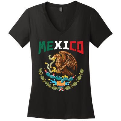 Mexican Independence Day Mexico Women's V-Neck T-Shirt