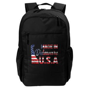 Made In Delaware Us Map State American Flag Delaware Daily Commute Backpack