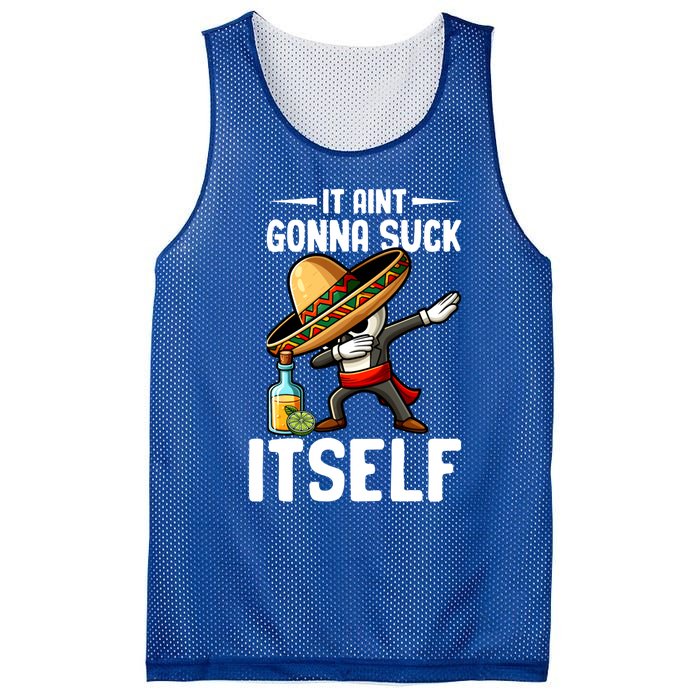 Mexico Independence Day Lime Tequila It Aint Gonna Suck Great Gift Mesh Reversible Basketball Jersey Tank