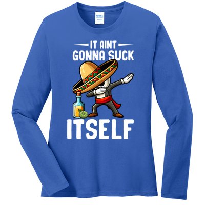 Mexico Independence Day Lime Tequila It Aint Gonna Suck Great Gift Ladies Long Sleeve Shirt