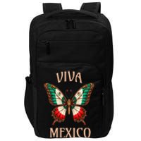 Mexico Independence Day Butterfly Mexican Flag Impact Tech Backpack