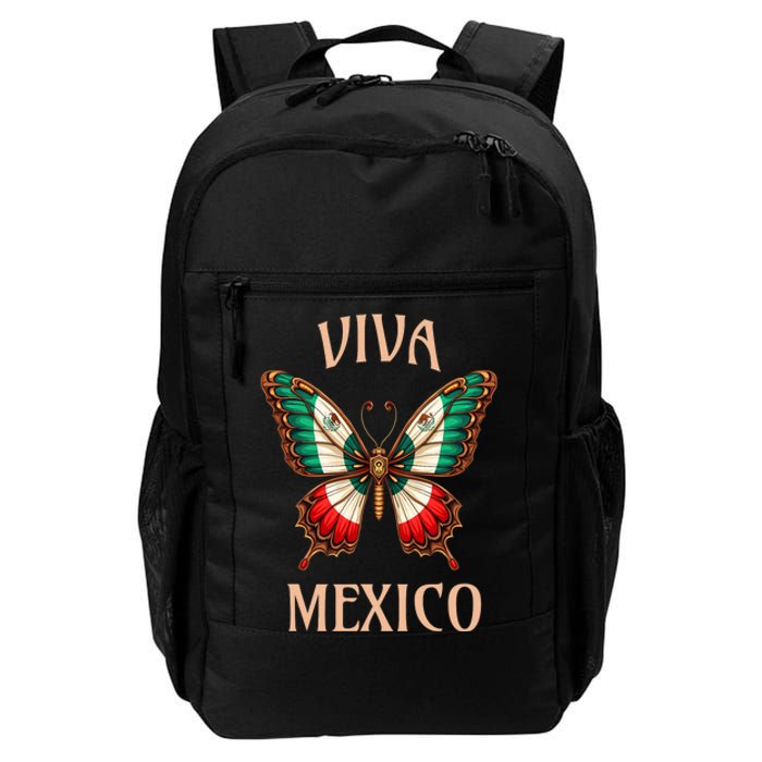 Mexico Independence Day Butterfly Mexican Flag Daily Commute Backpack