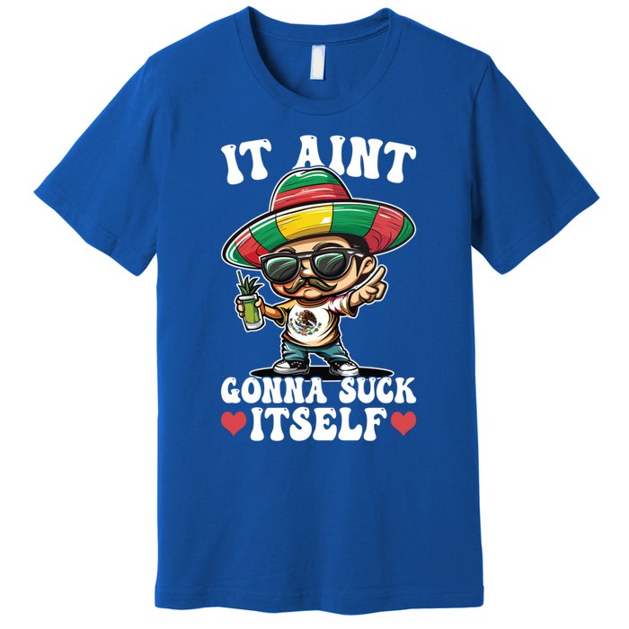 Mexico Independence Day Lime Tequila It Aint Gonna Suck Gift Premium T-Shirt