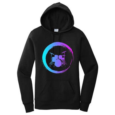 Musical Instrument Drummer Drums Musician Women's Pullover Hoodie