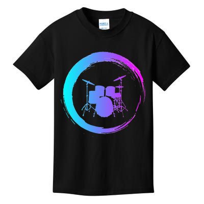 Musical Instrument Drummer Drums Musician Kids T-Shirt