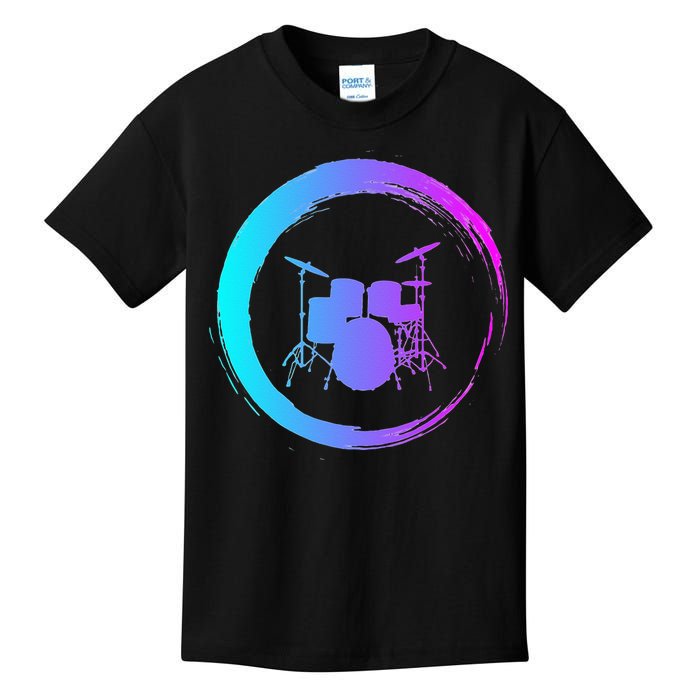 Musical Instrument Drummer Drums Musician Kids T-Shirt