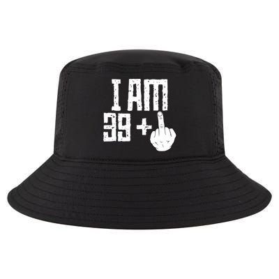 Middle Finger 40th Birthday Funny Cool Comfort Performance Bucket Hat