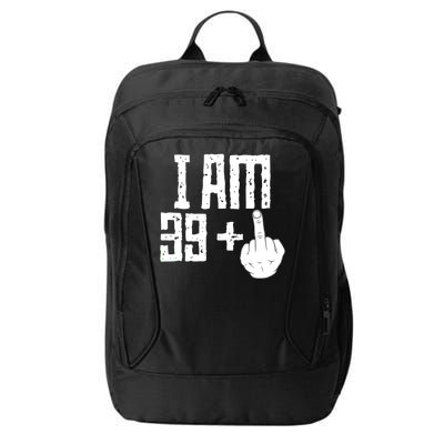 Middle Finger 40th Birthday Funny City Backpack