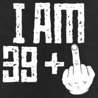 Middle Finger 40th Birthday Funny 11oz C Handle Ceramic Mug