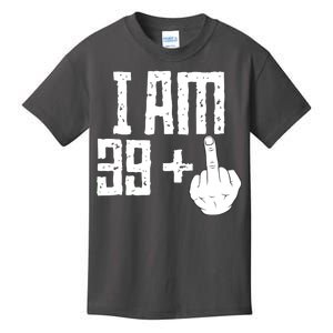 Middle Finger 40th Birthday Funny Kids T-Shirt