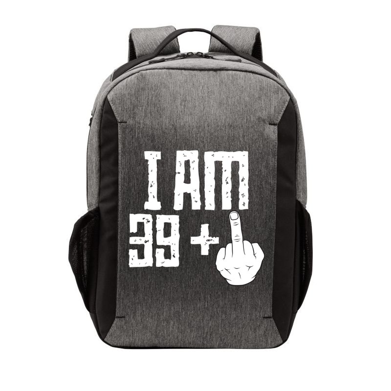 Middle Finger 40th Birthday Funny Vector Backpack