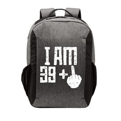 Middle Finger 40th Birthday Funny Vector Backpack