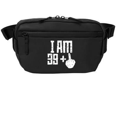 Middle Finger 40th Birthday Funny Crossbody Pack