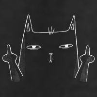 Middle Finger Cat Cool Comfort Performance Bucket Hat