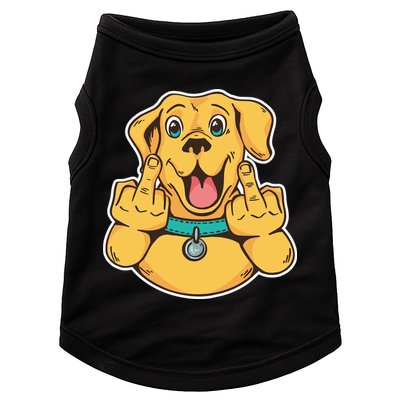 Middle Finger Dog Doggie Tank