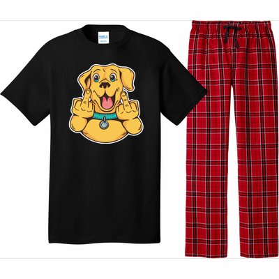 Middle Finger Dog Pajama Set