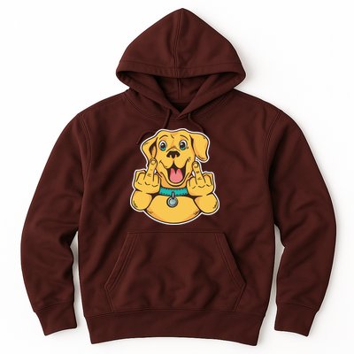 Middle Finger Dog Hoodie