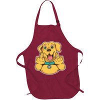 Middle Finger Dog Apron