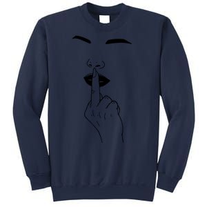 Middle Finger Lips Sweatshirt