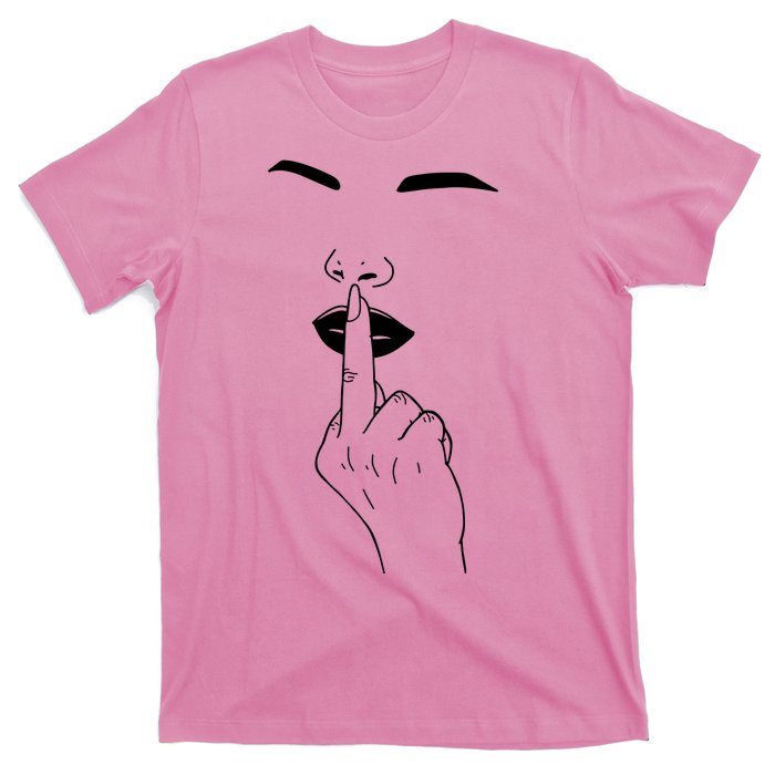 Middle Finger Lips T-Shirt