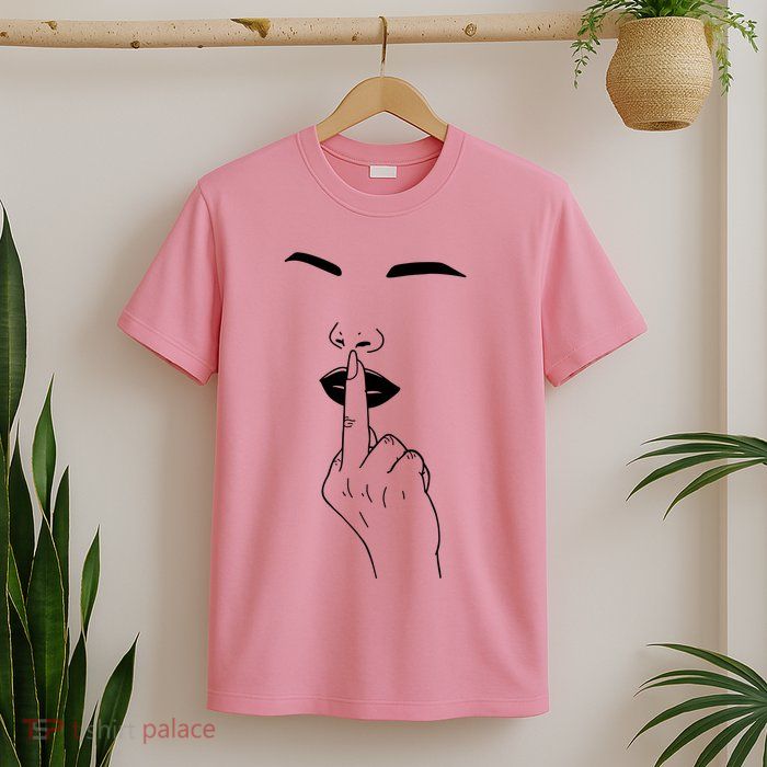 Middle Finger Lips T-Shirt