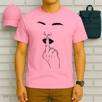 Middle Finger Lips T-Shirt