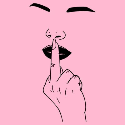 Middle Finger Lips T-Shirt