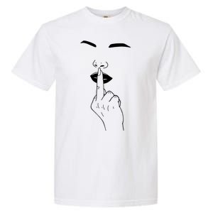 Middle Finger Lips Garment-Dyed Heavyweight T-Shirt