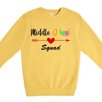 Middle School Squad Premium Crewneck Sweatshirt