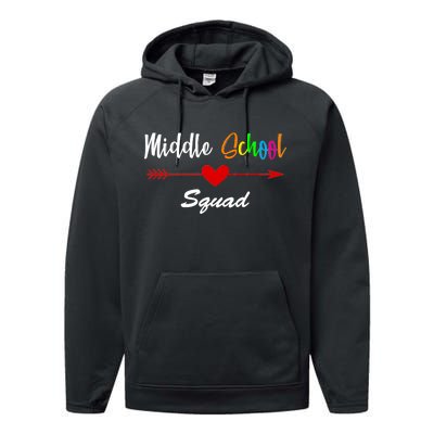 Middle School Squad Performance Fleece Hoodie