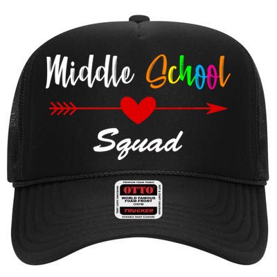 Middle School Squad High Crown Mesh Back Trucker Hat