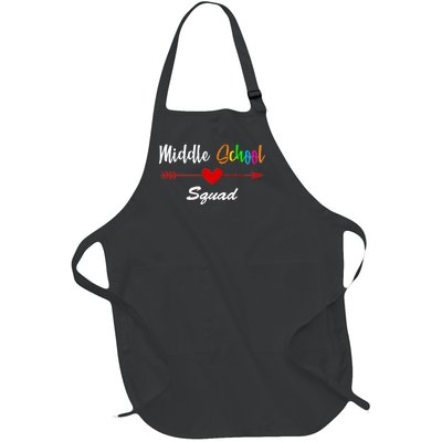 Middle School Squad Full-Length Apron With Pockets