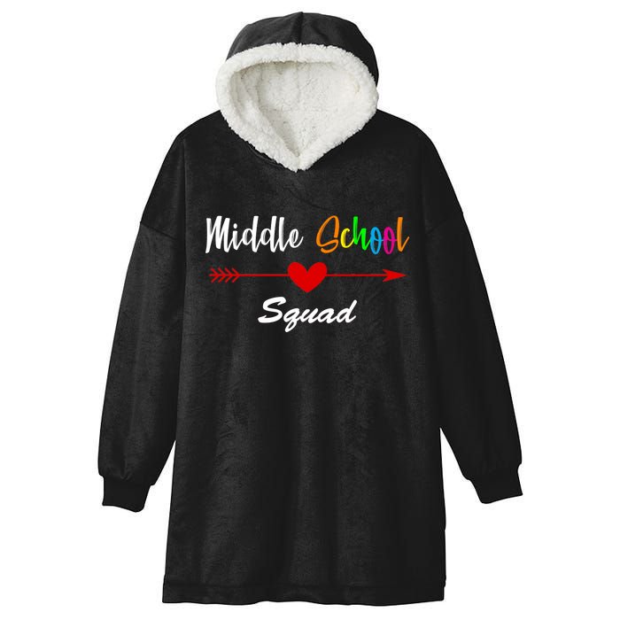 Middle School Squad Hooded Wearable Blanket